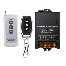 Forward Reverse Switch with Remote MaxLoad 30A for 12V-72V Linear Actuator