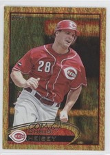 2012 Topps Gold Sparkle Chris Heisey #636 0t3