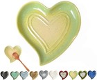 Ceramic Spoon Rest for Stove Top, Heart Cute Spoon Rest for Kitchen Counter, ...