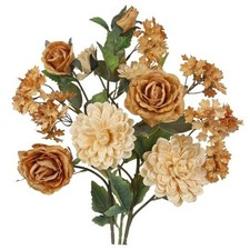 3 Pcs Artificial Fall Flowers Bouquets 25.5" Fall Silk Flower Arrangements