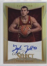 2012-13 Panini Select Silver Prizm 69/199 Tyler Zeller #183 Auto 03rx