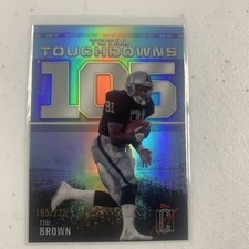 2024 Topps Signatures Tim Brown Total Touchdowns Teal /225 Raiders
