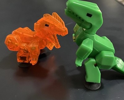 Stikbot Velociraptor Dinosaur Lot 3'' Figure Zing Green Stop Motion Animation Toy
