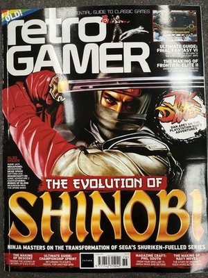 Retro Gamer Magazin #276 2025. Die Evolution des Shinobi + Final Fantasy VI Anleitung
