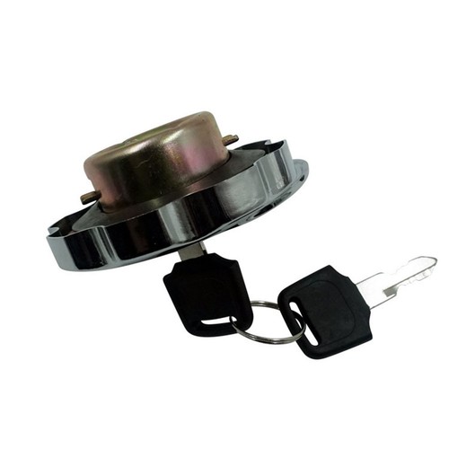 Secure Your Fuel Tank with Aluminum Alloy Lock Cover for Motorcycles 2 Keys - Picture 11 of 12