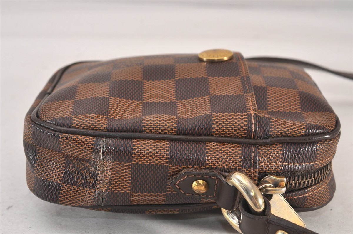 Authentic Louis Vuitton Damier Rift Shoulder Cross Body Bag N60009