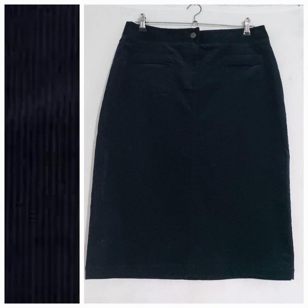 Women Laura Ashley Skirt Black Velvet 38