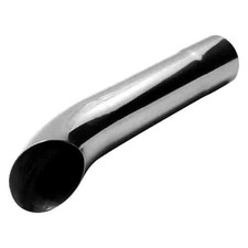 Jones Exhaust PTD400SS Chrome Stainless Steel Exhaust Tip Turn Down Style 4 Tip