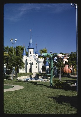 Photo:Key West Florida 1985 Magic Carpet Golf Castle Miniature Golf Course