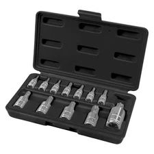 Performance Tool Mixed Drive Size Torx Plus Bit Socket Set 12 Pieces