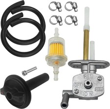 Fuel Tank Switch Valve with Lever Assy Replacement for Kawasaki Prairie 400 K...