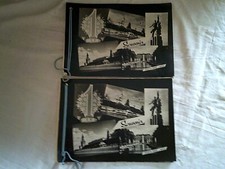 2 ALBUMS SOUVENIR PHOTO ERPÉ NICE 27 PHOTOS NOIR ET BLANC URSS SD