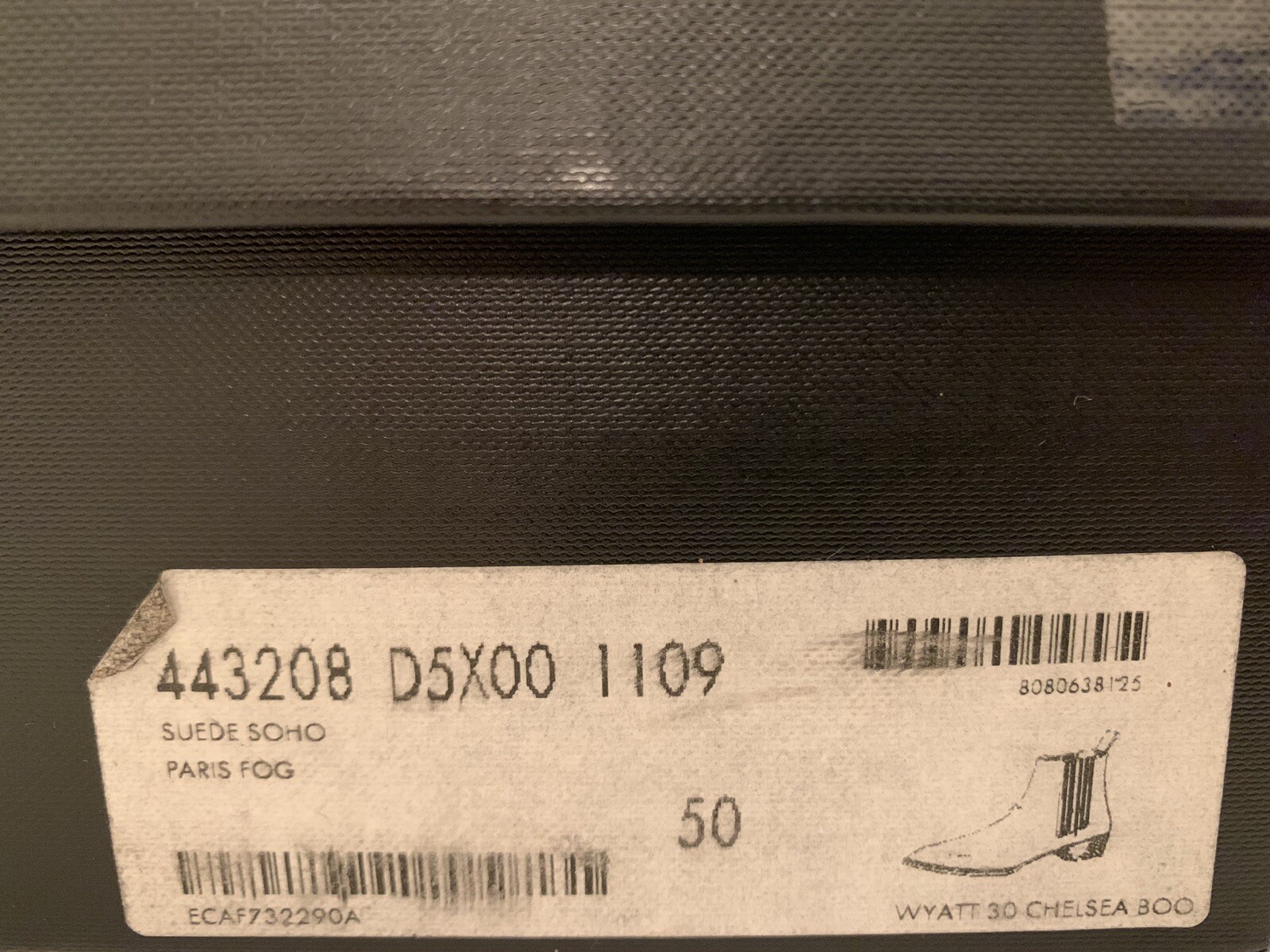 Stivali Chelsea Saint Laurent in camoscio grigio scuro da $1.500 taglia US 17 Made in Italy