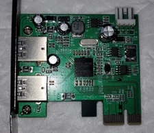SY-PEX20045 USB 3.0 2-port Controller Card New