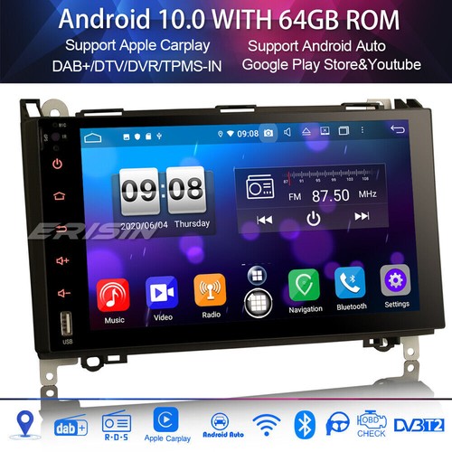 9" DAB+Autoradio Android 12.0 für Mercedes Benz Klasse A/B Vito Sprinter Carplay - Bild 2 von 12