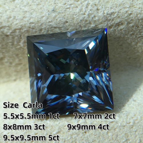 Various shapes Loose Moissanite Stone Grey Color GRA Certificate Real jewelry - Picture 13 of 38