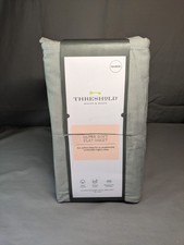 UPC 191908129082 product image for Threshold- 300 Thread Count Ultra Soft Flat Sheet, Queen, C. Gray | upcitemdb.com