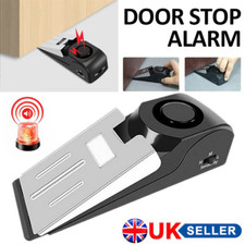 Home Security Wedge Door Stop Alarm System Device Intruder Alert Detection