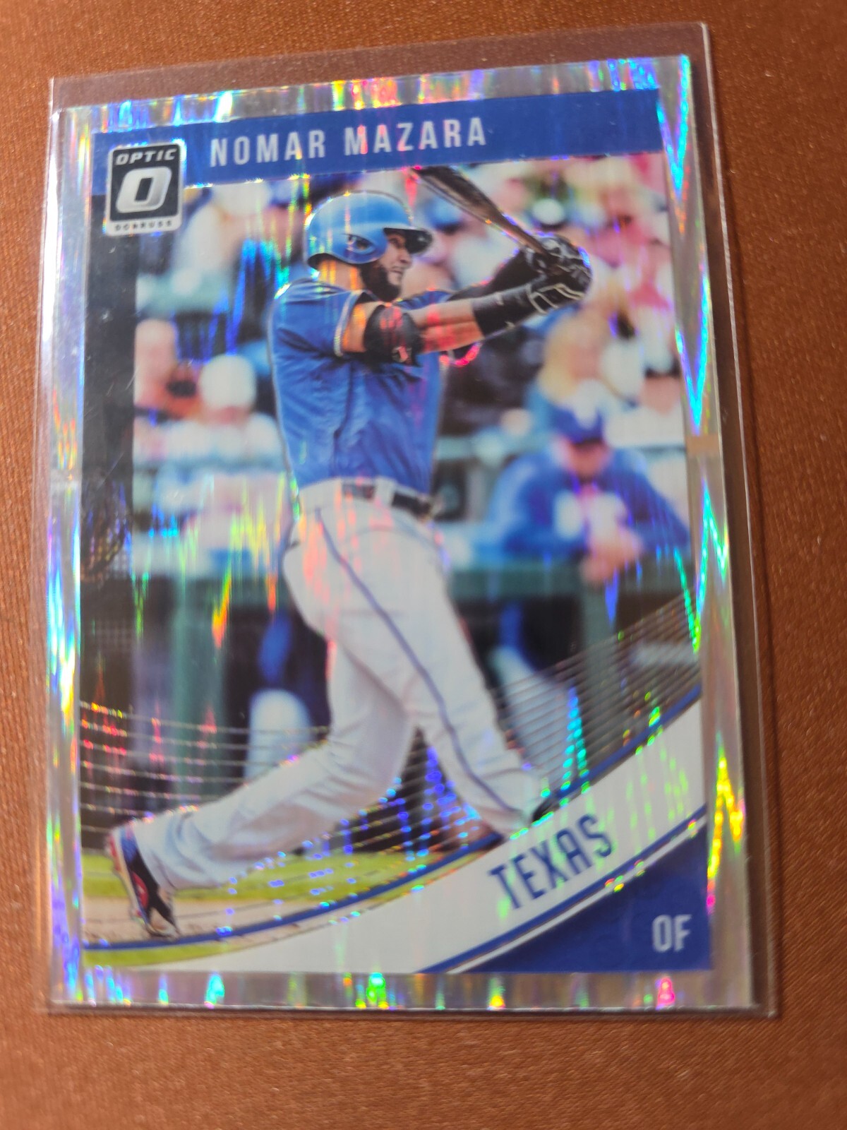 2018 Panini Donruss Optic - Nomar Mazara #151 Shock Prizm