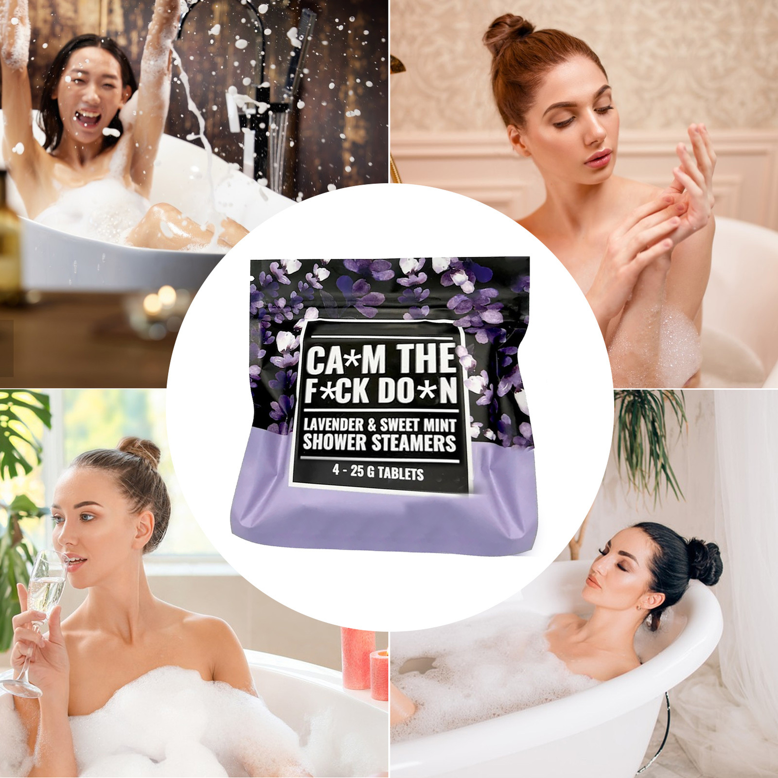 Moisturizing Swear Shower Steamers Gift Set Aromatherapy SPA Kit Foot Bath eBay