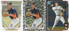 COLIN MORAN (3) 2014 Bowman Base/Silver Ice & 2015 Chrome Lot Houston Astros
