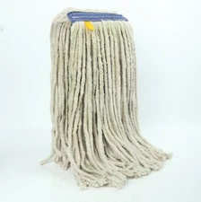 16 oz Cotton Mop Replacement Head for Commercial Industrial Use, Natural
