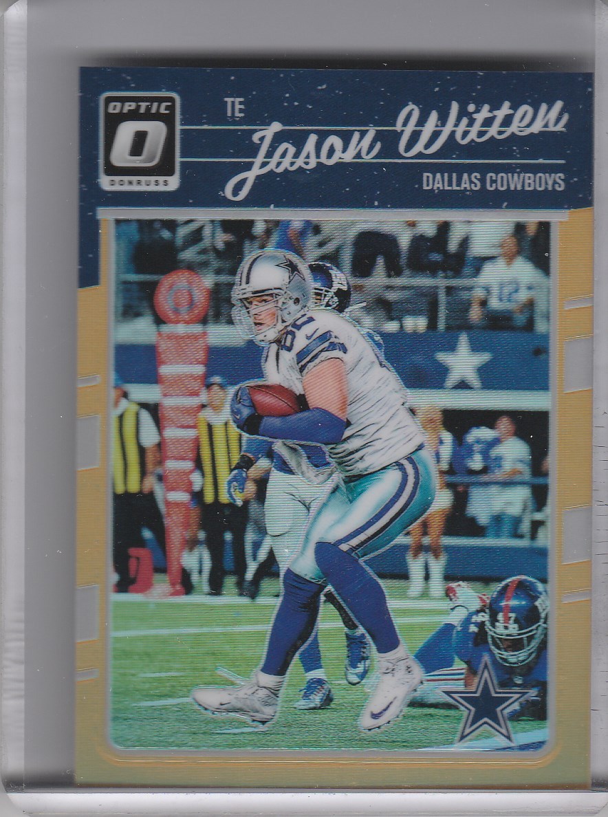 2016 PANINI DONRUSS OPTIC #27 JASON WITTEN ORANGE REFRACTOR COWBOYS 133/199 5237
