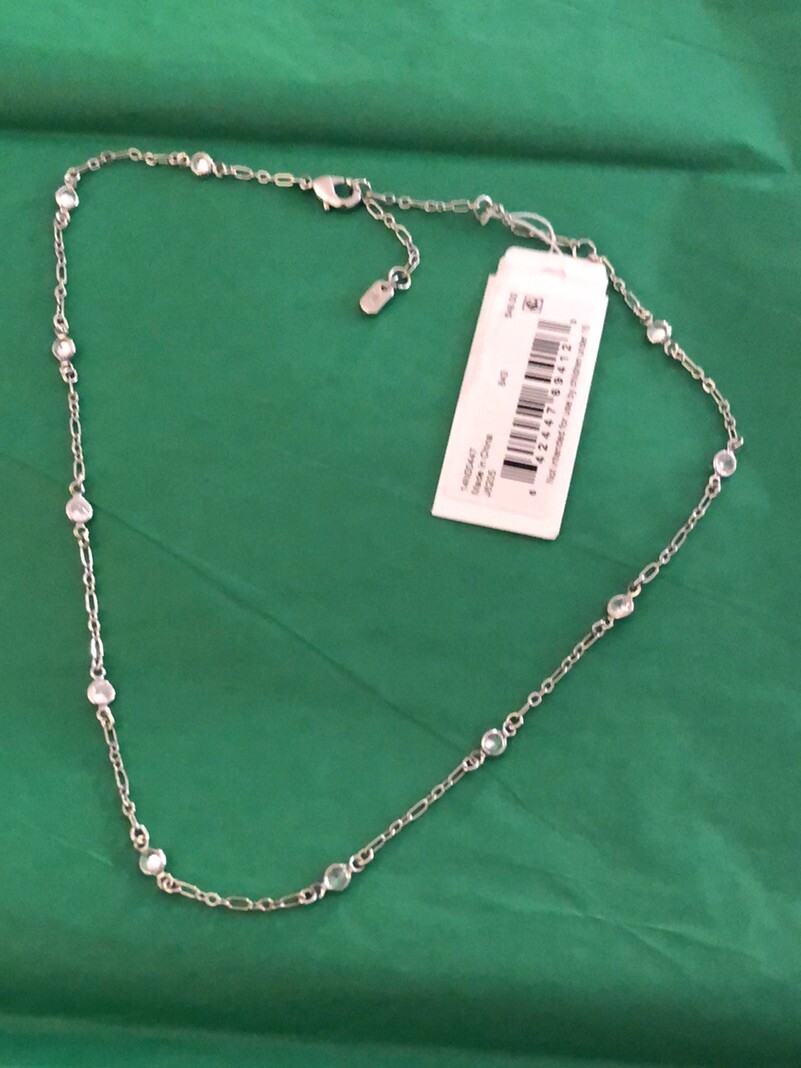 ネックレス・ペンダント RALPH LAUREN Sterling Silver Collar Necklace Lauren Ralph Lauren Sterling Silver Cubic Zirconia