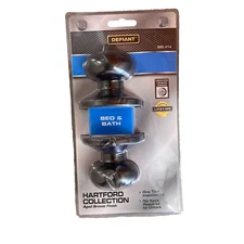 Defiant Bed and Bath Doorknob 885414 New Aged Bronze Finish Hartford collection