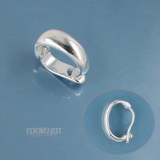 Sterling Silver Hinged Pendant Bail Connector / Shortener / Enhancer #33394