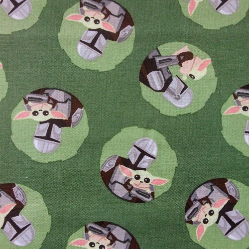 25 Star Wars Cotton Fabrics Darth Vader Mandalorian Baby Yoda PER METRE - Picture 178 of 178