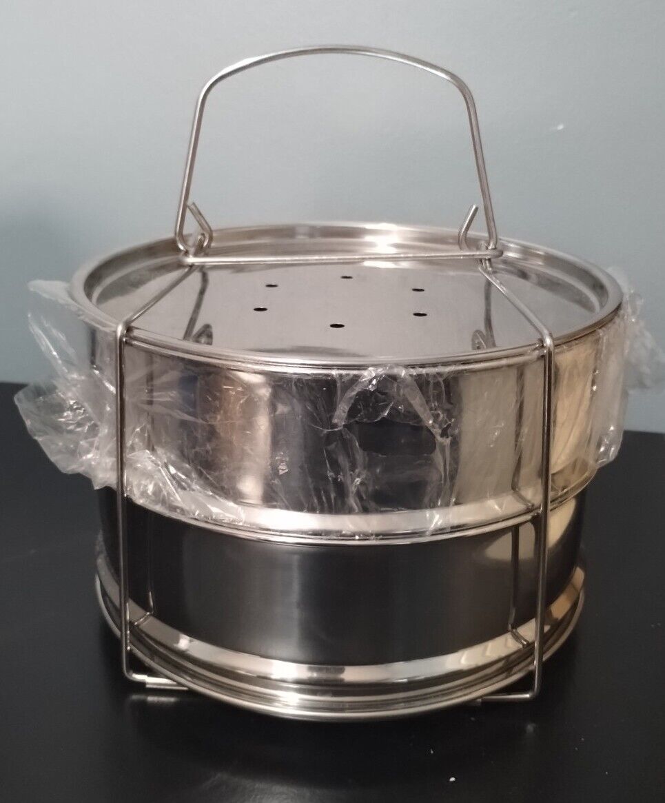 Aozita Stackable Steamer Insert Pans with Sling for Instant Pot