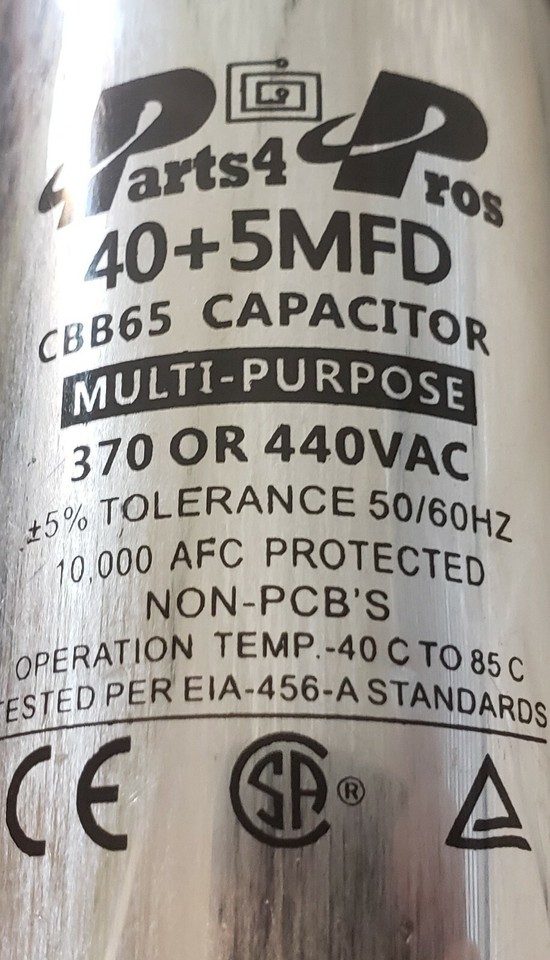 Condensador De Arranque Redondo Uf 45 75 Mfd 370v O 440v 45 | Cuotas - Foto 5