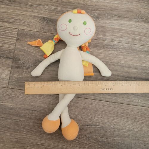 Kathe Kruse Stofftier Plüsch Puppe Mädchen orange gelbe Zöpfe 13 Zoll - Bild 4 von 9