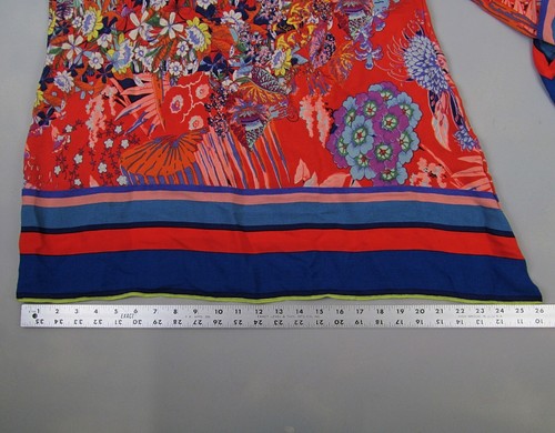 Anthropologie Maeve Jumpsuit Romper Iris Garden Floral V Neck Wide Leg Size 12 - Picture 9 of 9