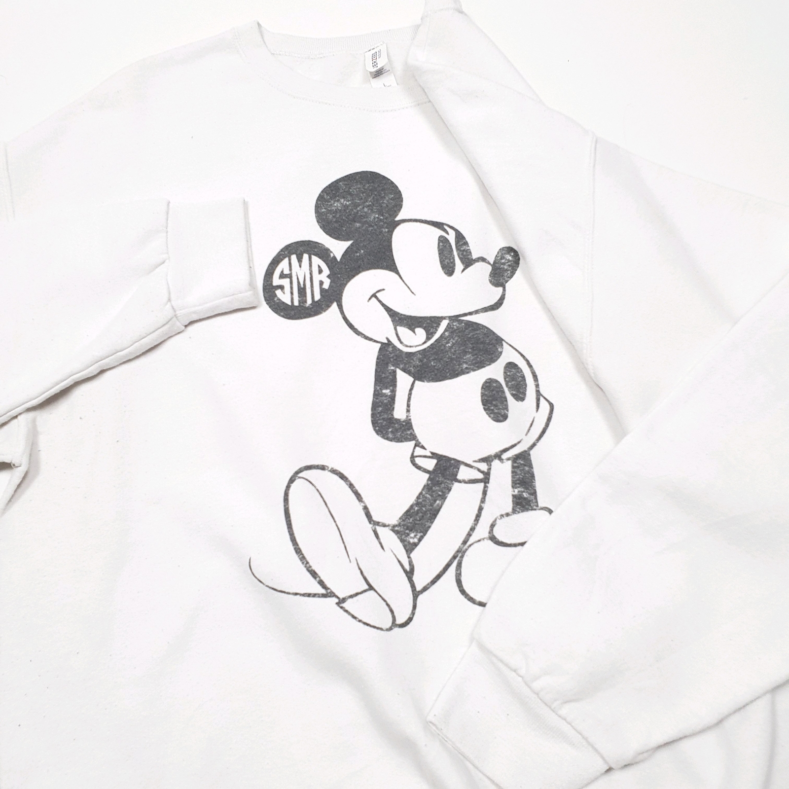 JERZEES Crewneck Mickey Mouse Jumper Sweatshirt Mens M image 4
