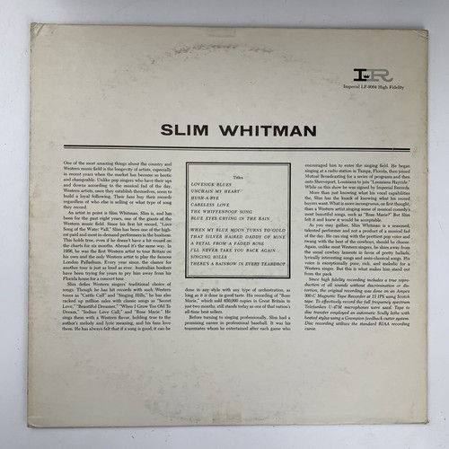 Slim Whitman Sings LP Record Album Vinyl - Picture 2 of 3