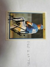 1991 O-Pee-Chee Mike Timlin Signed Baseball Card