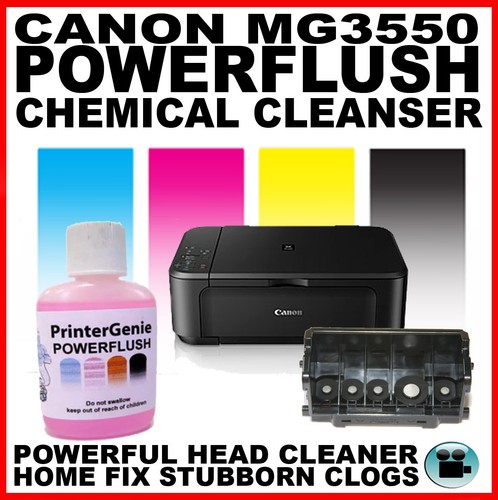 Canon PIXMA MG3550 Impresora: Kit de limpieza de cabezales: Boquilla al ras  del cabezal de impresión desatascador | eBay
