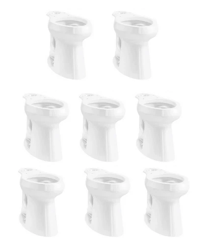 KOHLER Highline Elongated Tall Height Toilet Bowl Only - Lot of 8