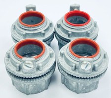 LOT OF 4 MYERS HUB ST-3 1" LIQUIDTIGHT INSULATED CONDUIT HUB 310412