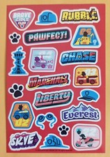 Paw Patrol Sticker Sheet