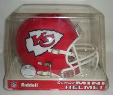 Riddell Kansas City Chiefs Revolution Mini Helmet - Rare - Original Box - Used!