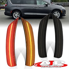 Smoked Led Side Marker Lamps Reflectors For 2017-2022 Chrysler Pacifica Voyager Smoked Led Side Marker Lamps Reflectors For 2017-2022 Chrysler Pacifica Voyager
