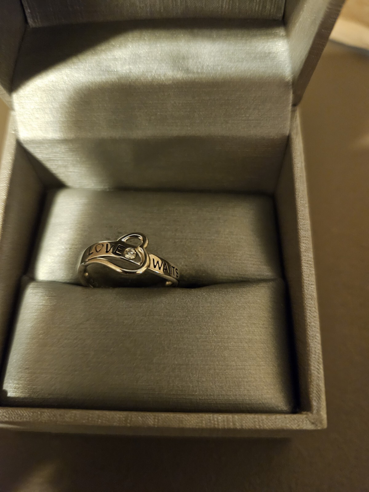Zales Purity Ring, Silver, New In Box eBay