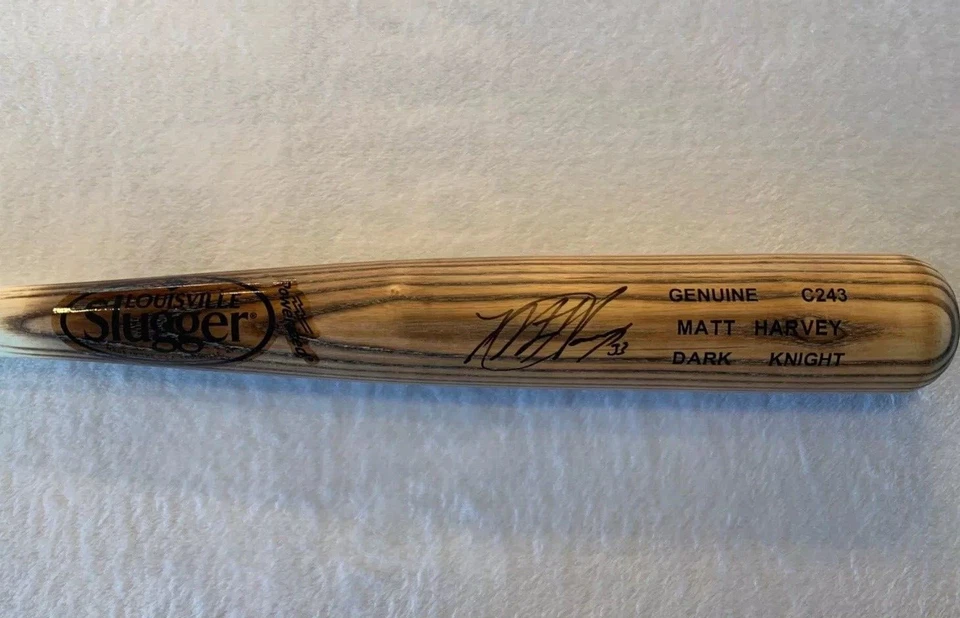 Bate autografiado por Matt Harvey Foto 4 de 4