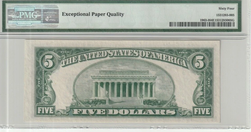 1950 B US $5 Federal Reserve Note - Minneapolis - PMG Graded as 64 EPQ - Image 2 of 2