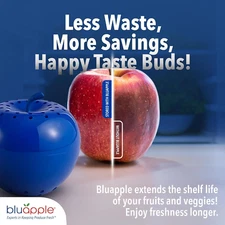 Ethylene Gas Absorber Produce Saver Combo Pack - Keeps Fruits & Veggies Fresh...