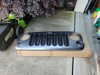 2014 Oem Jeep Wrangler White Front Grille Jkg Cb1158ac For Sale Online Ebay