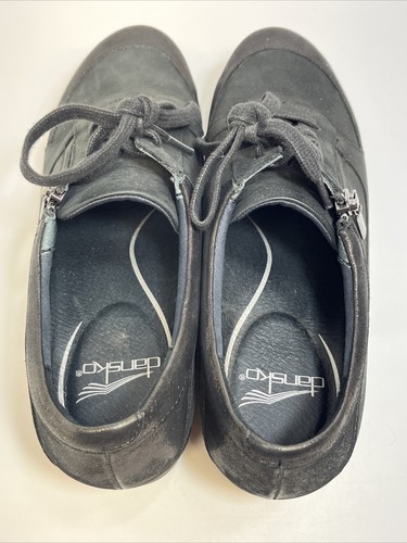 Dansko Loretta Clogs Booties Shoes Women's Size 39 EU/8.5-9 US Black Leather - Picture 6 of 11